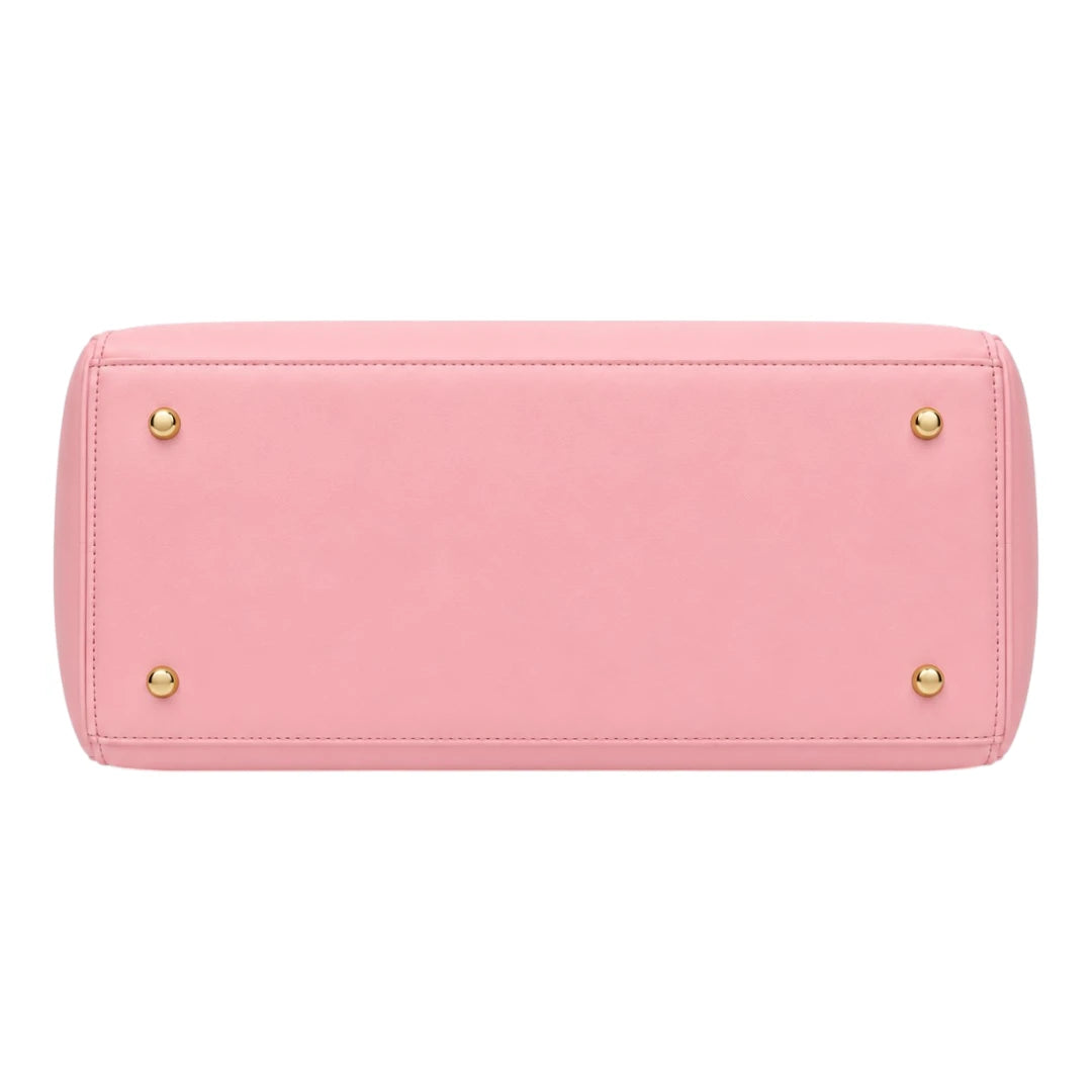 Totevia Women's Pink Faux Leather Tote Bag